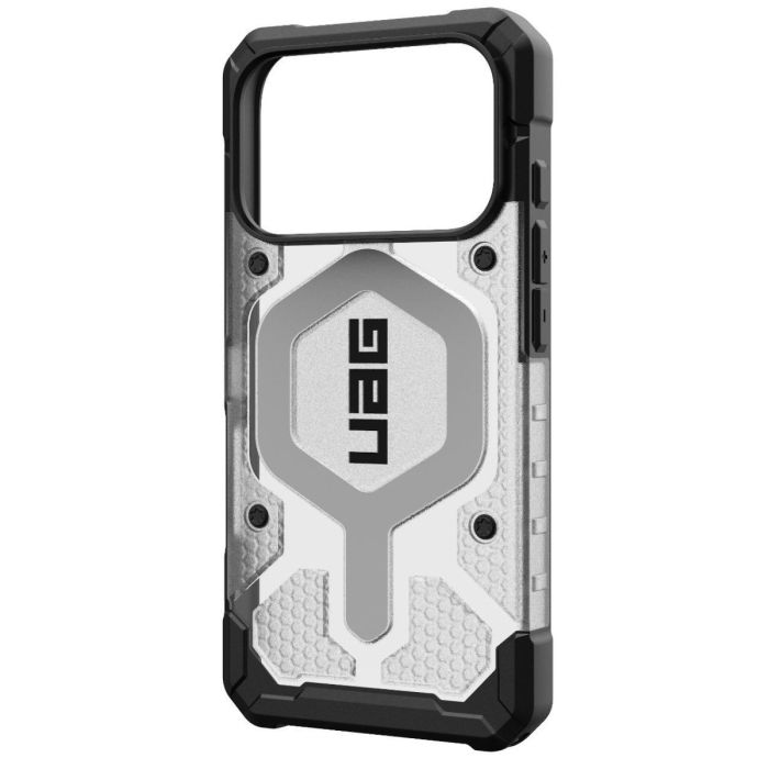 Husă UAG Pathfinder Clear MagSafe pentru iPhone 17 Pro Max, Ice Silver