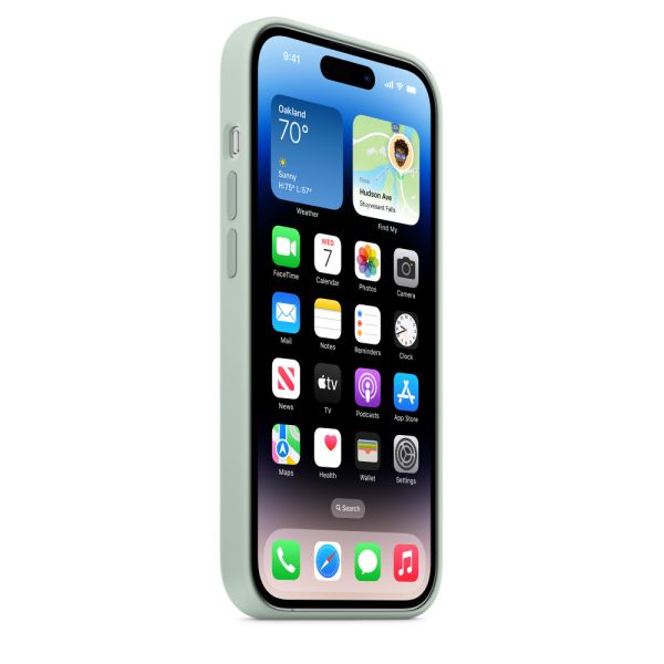 Husa de protectie Apple cu MagSafe pentru iPhone 14 Pro Max, Silicon Succulent - mag-genius-accesorii