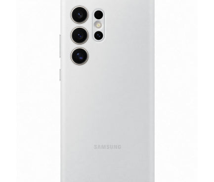 Husa Originala Samsung Galaxy S23 Ultra Smart View Wallet,Alb