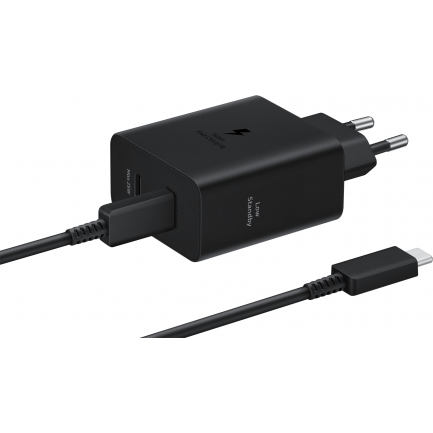 Incarcator 50W Samsung type C ,Dual Port Super Fast Charging + cablu 1.8M 5A