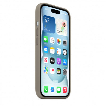 Husa iPhone 15 Apple Silicon cu MagSafe  ,Clay