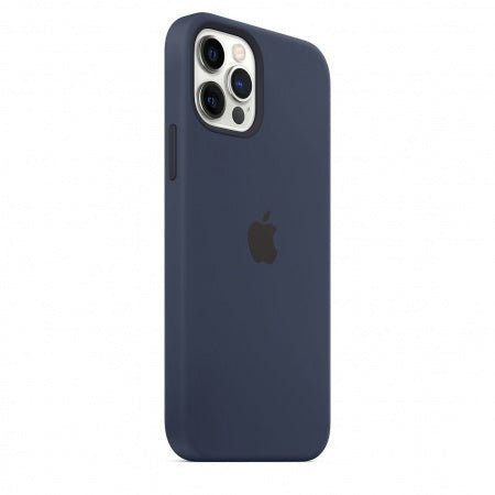 Husa de protectie Apple cu MagSafe pentru iPhone 12 Pro, Silicon - Culoare Deep Navy - mag-genius-accesorii