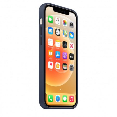 Husa de protectie Apple cu MagSafe pentru iPhone 12 Pro, Silicon - Culoare Deep Navy - mag-genius-accesorii