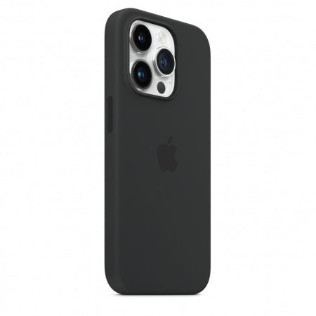 Husa de protectie Apple cu MagSafe pentru iPhone 14 Pro, Silicon Midnight - mag-genius-accesorii