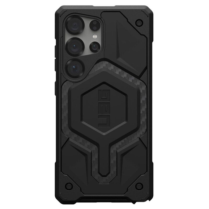 Husa Samsung Galaxy S24 Ultra UAG Monarch Pro MagSafe, Carbon Fiber
