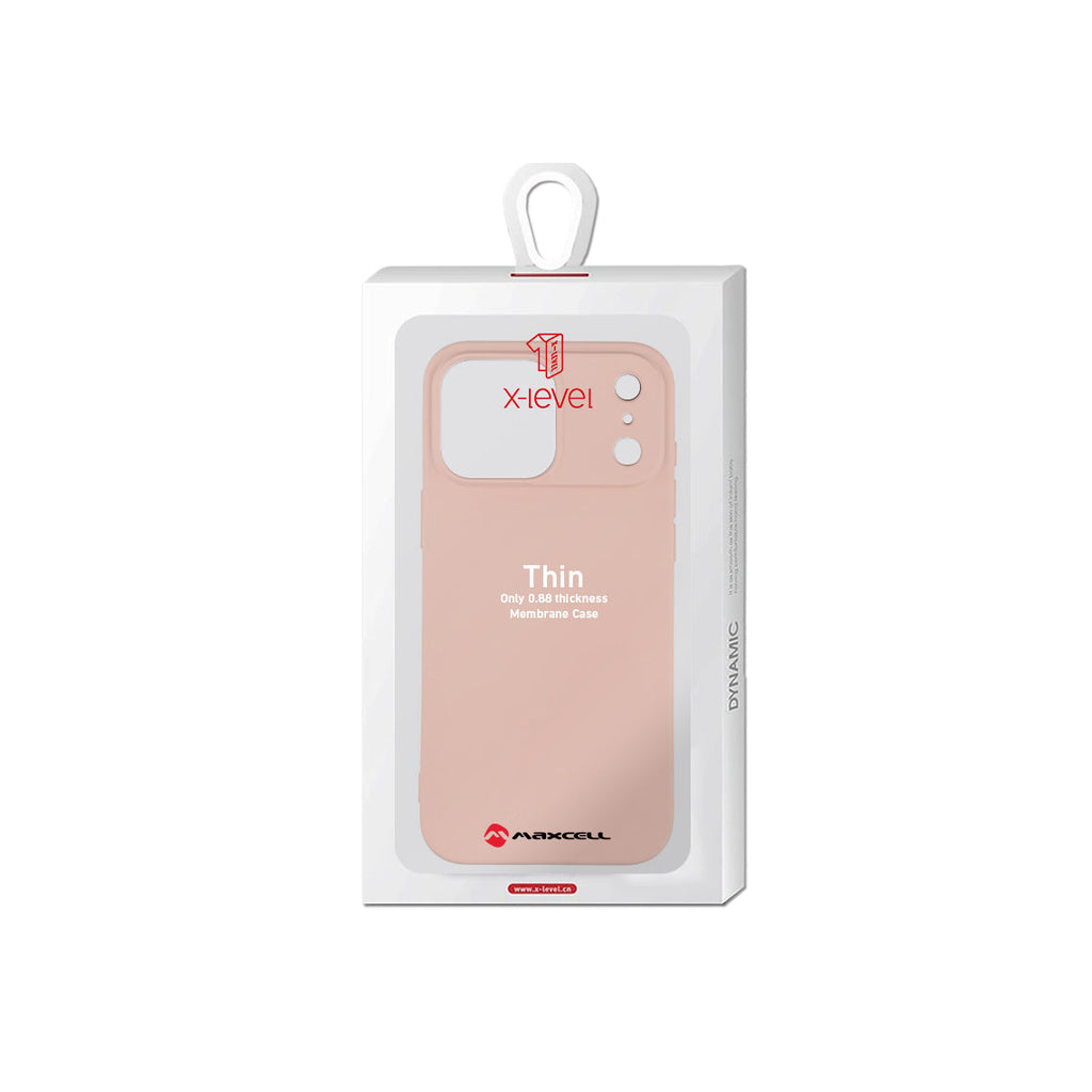 Husa X-Level » iPhone 17 Pro Max , Thin Series, SoftTouch, PINK