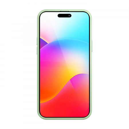 Husa iPhone 15 Plus cu MagSafe -  Mist Shield Case Pistachio