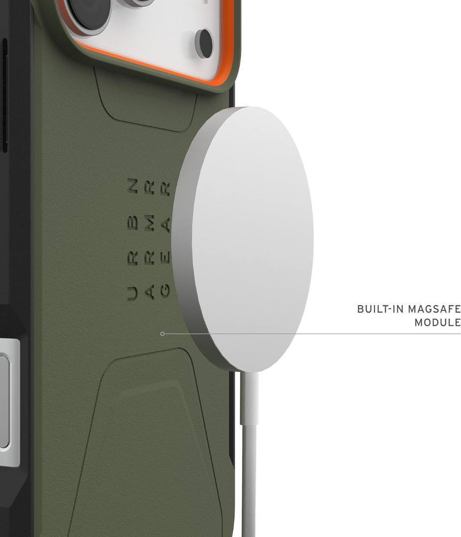 Husa iPhone 17 Pro Max UAG Civilian MagSafe,Olive